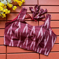 Eshani Ikat Cotton Blouse-0