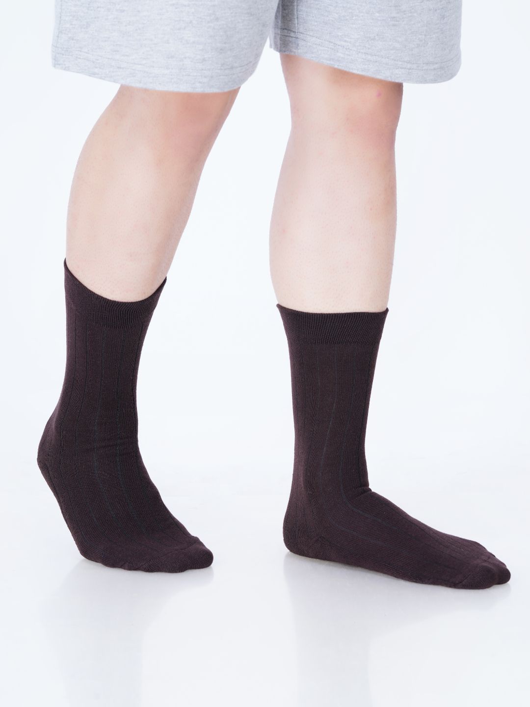 Comfortable men’s dress socks with stretch fit and soft fabric-7