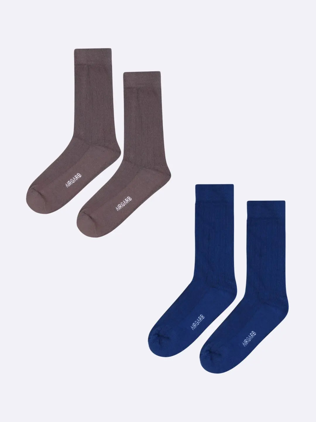 Soft Ribbed Dress Socks for Men - Breathable Durable-0