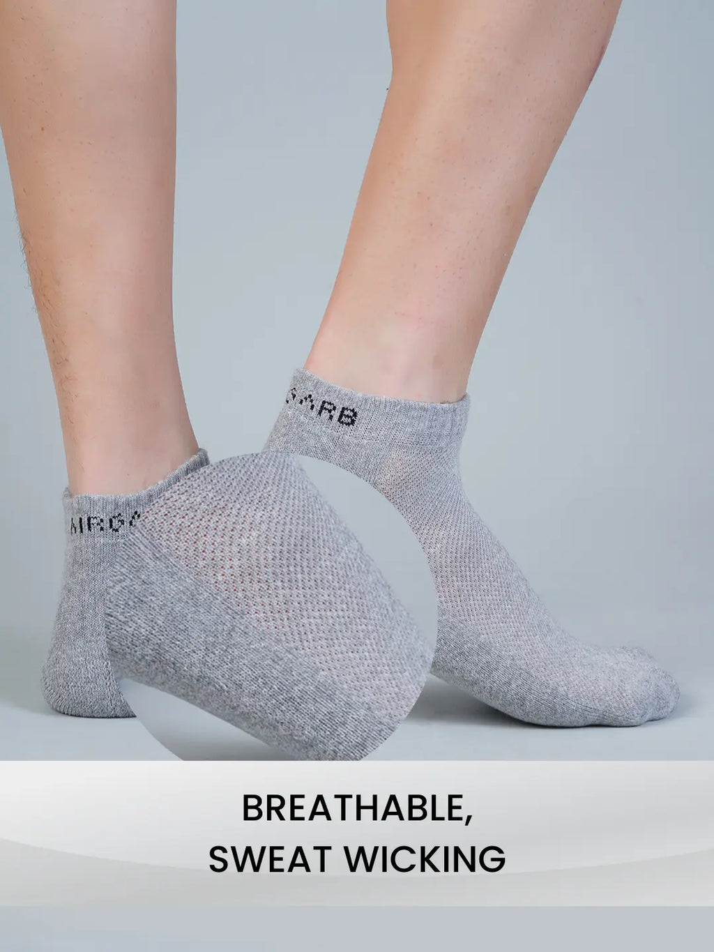 Low Ankle Socks for Men and Women Pack of 4 Pairs-2