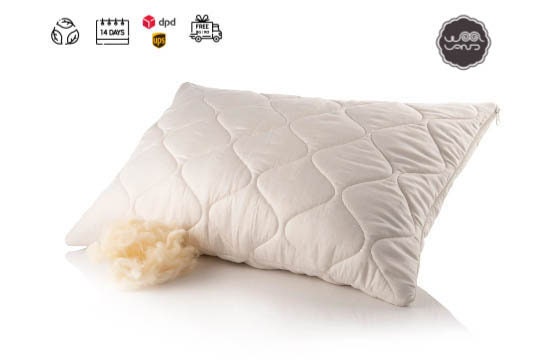 Soft filled with wool Pillow-0