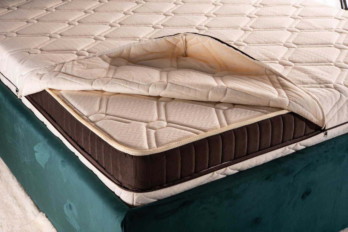 Hemp and organic cotton mattress cover, EU Sizes-0